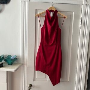 Merlot Halter Dress